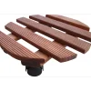 Carrello portapiante Ø 30 cm mogano-faggio