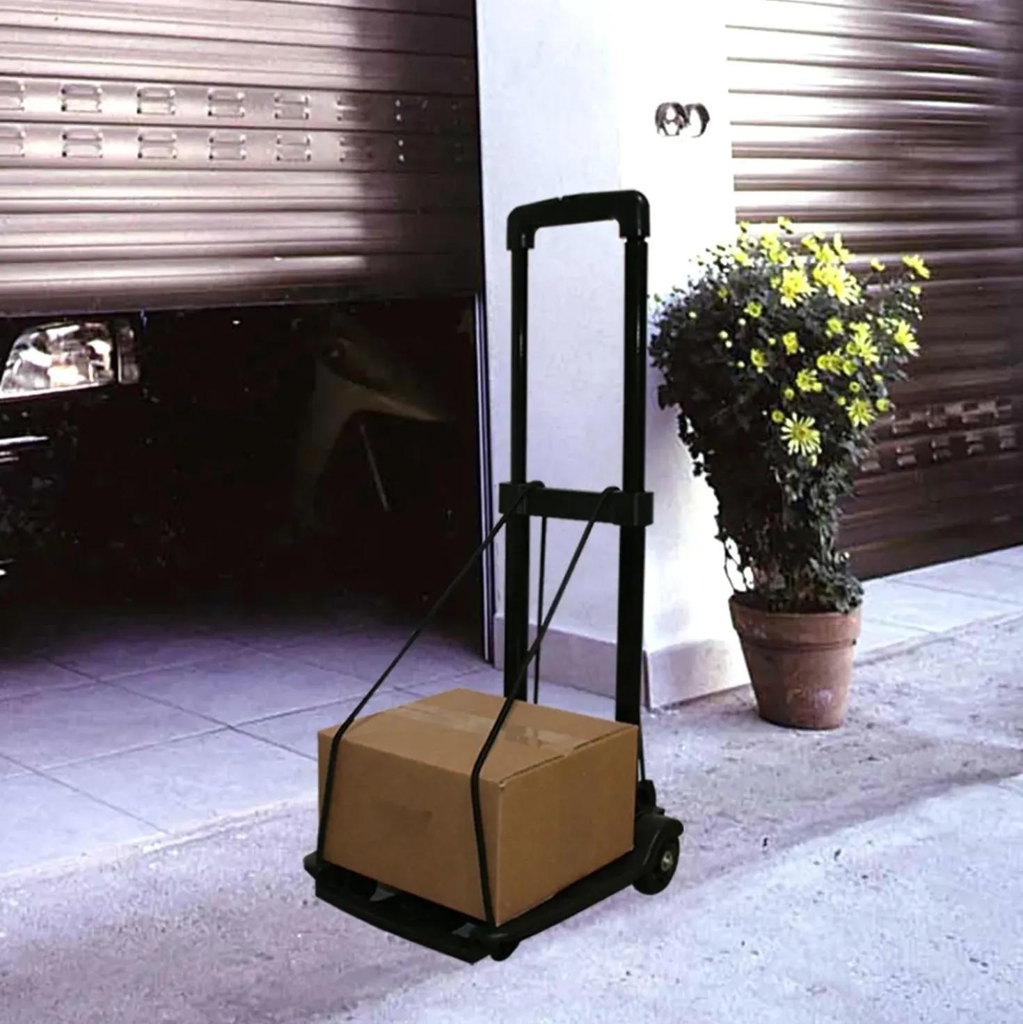 Carrello richiudibile nero