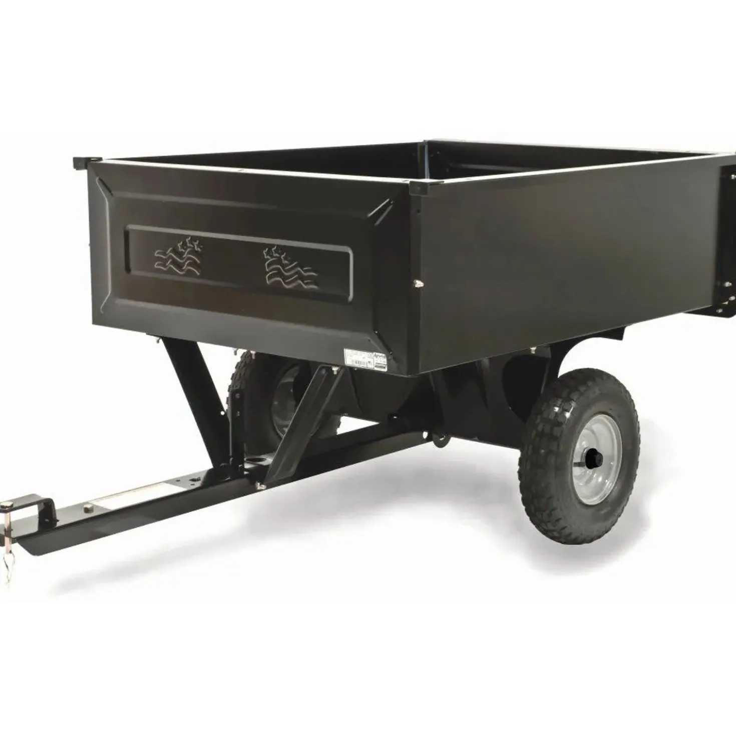 Carrello rimorchio per trattorini MTD in acciaio P max 227 kg