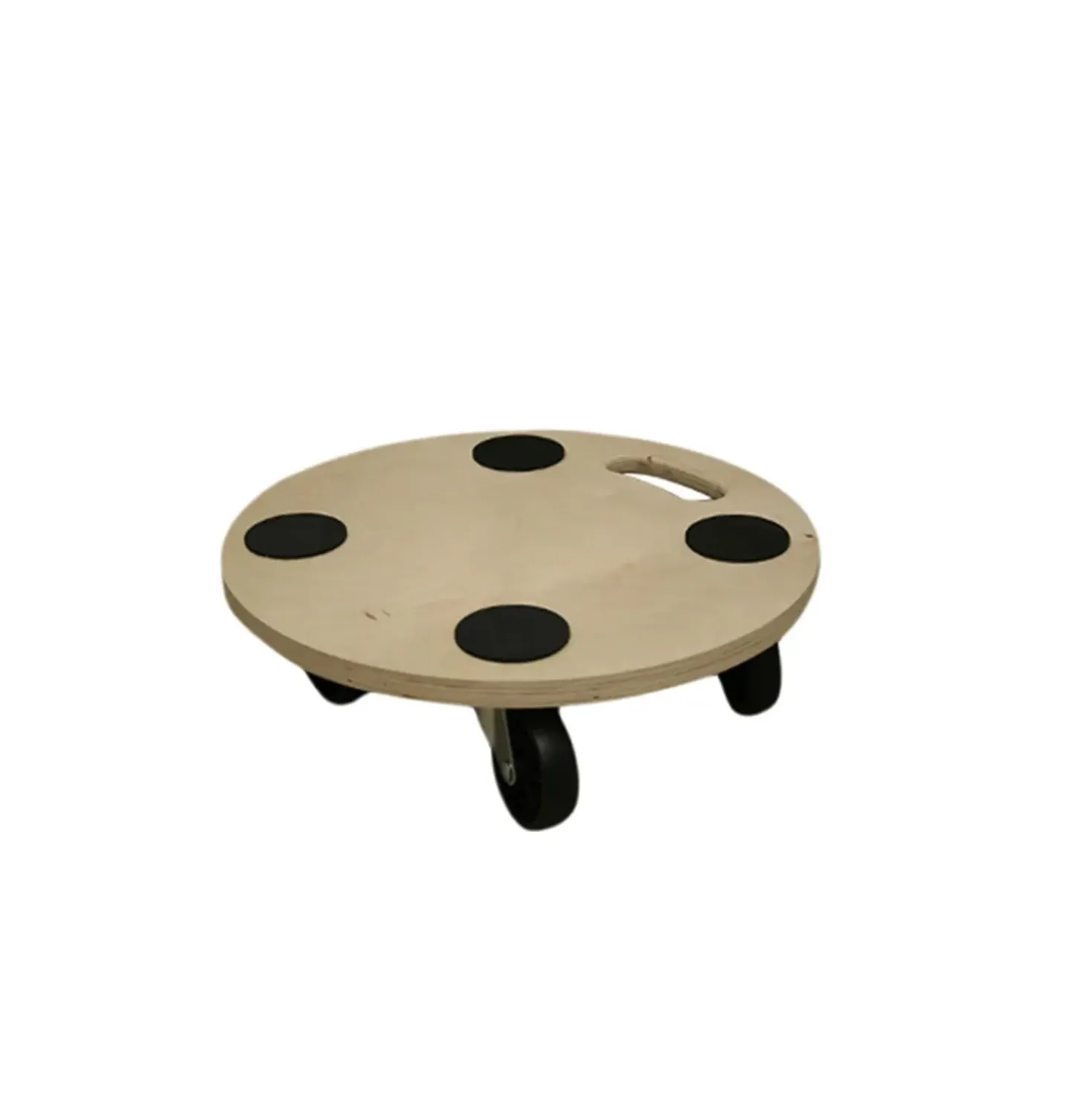 Carrello rotondo in compensato Ø 38 cm
