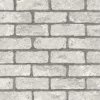 Carta da parati Mattone grigio 10,05 m x 53 cm