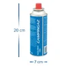 Cartuccia gas butano a valvola 220 g