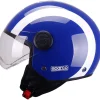 Casco moto Demi Jet Sparco SP601 blu/bianco XL