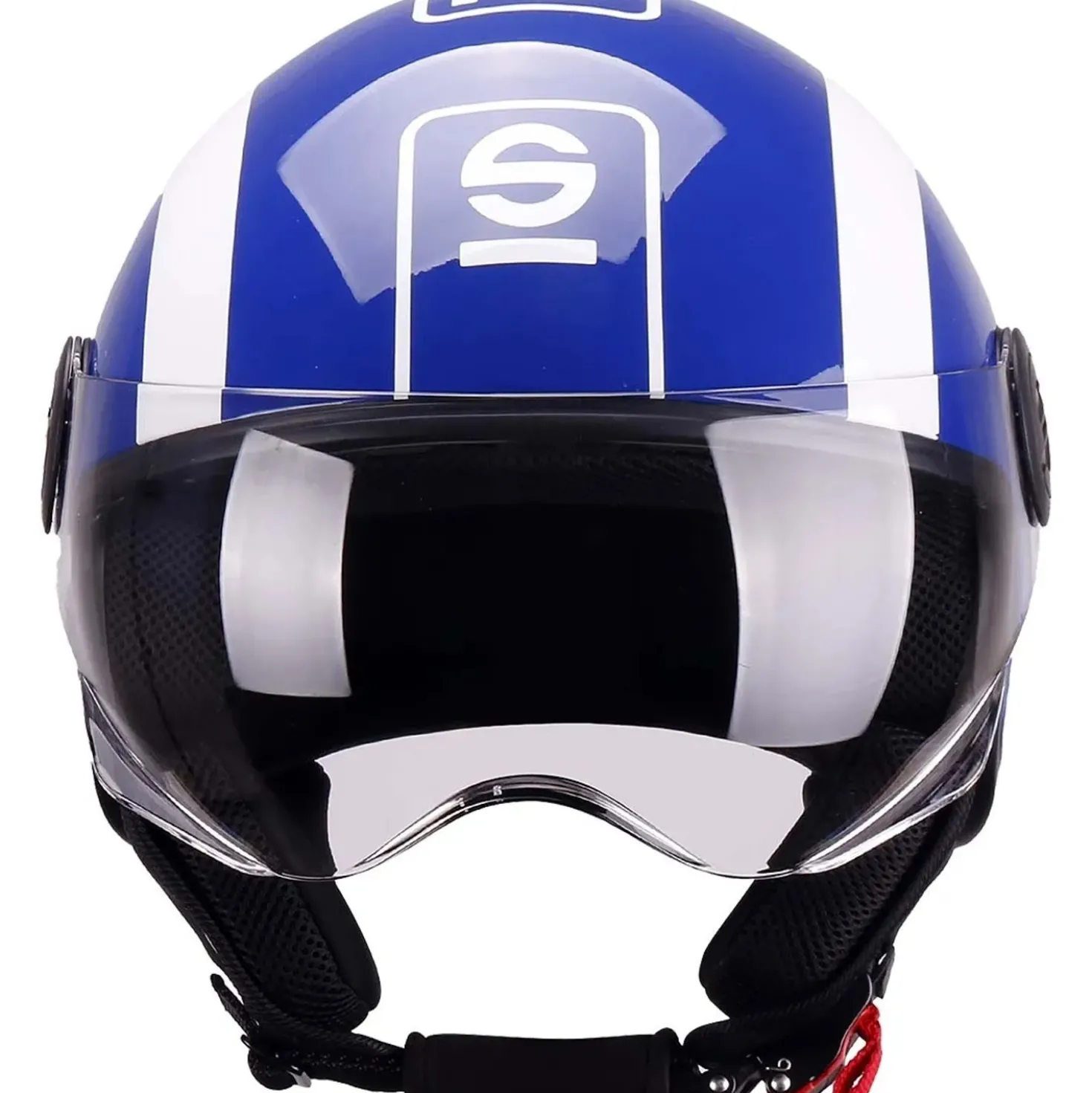 Casco moto Demi Jet Sparco SP601 blu/bianco XL