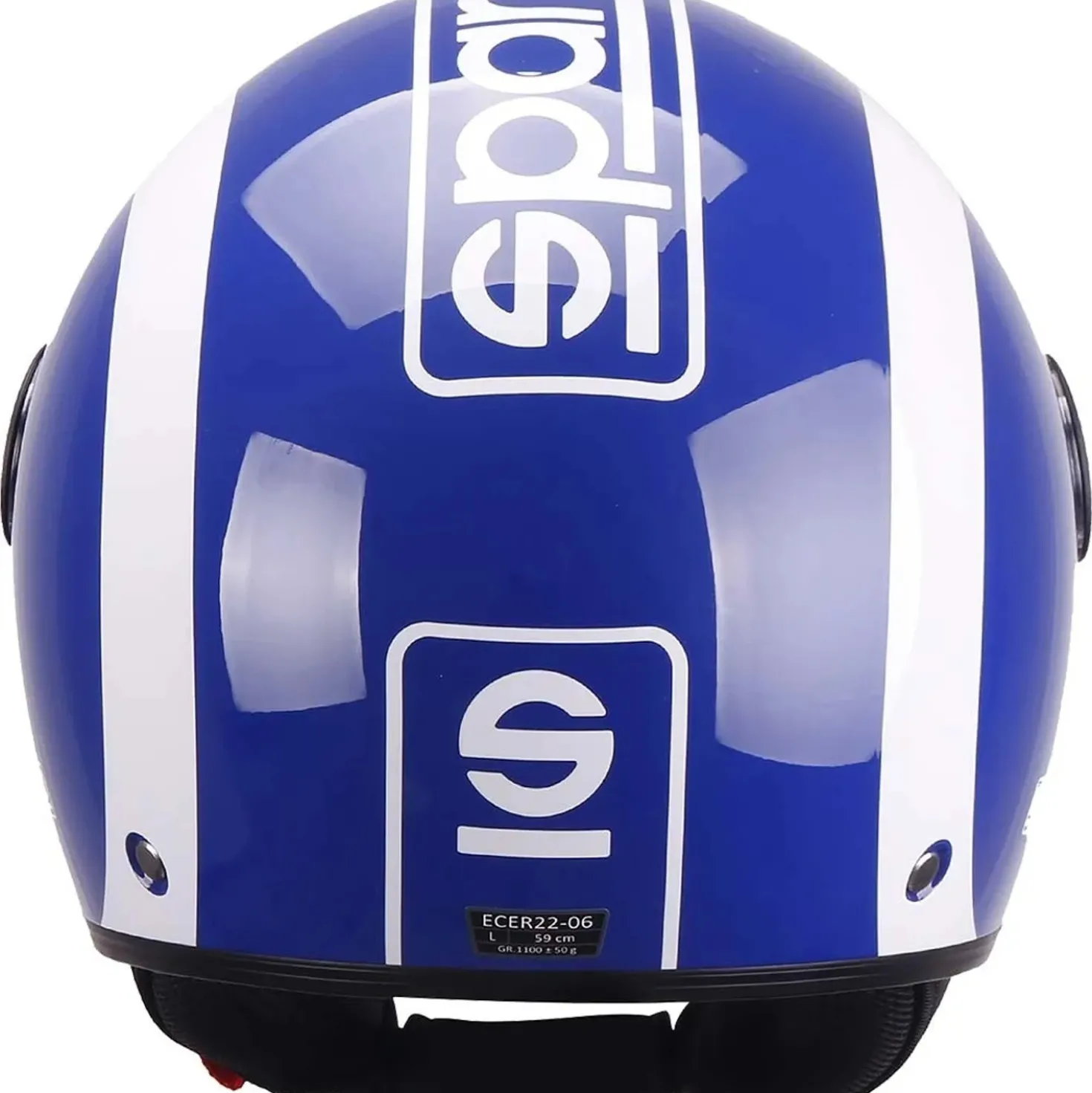 Casco moto Demi Jet Sparco SP601 blu/bianco XL
