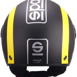 Casco moto Demi Jet Sparco SP601 nero/giallo M