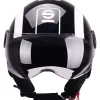 Casco moto Demi Jet Sparco SP601 nero/bianco XL