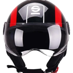 Casco moto Demi Jet Sparco SP601 nero/rosso XL