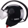 Casco moto Demi Jet Sparco SP601 nero/bianco M