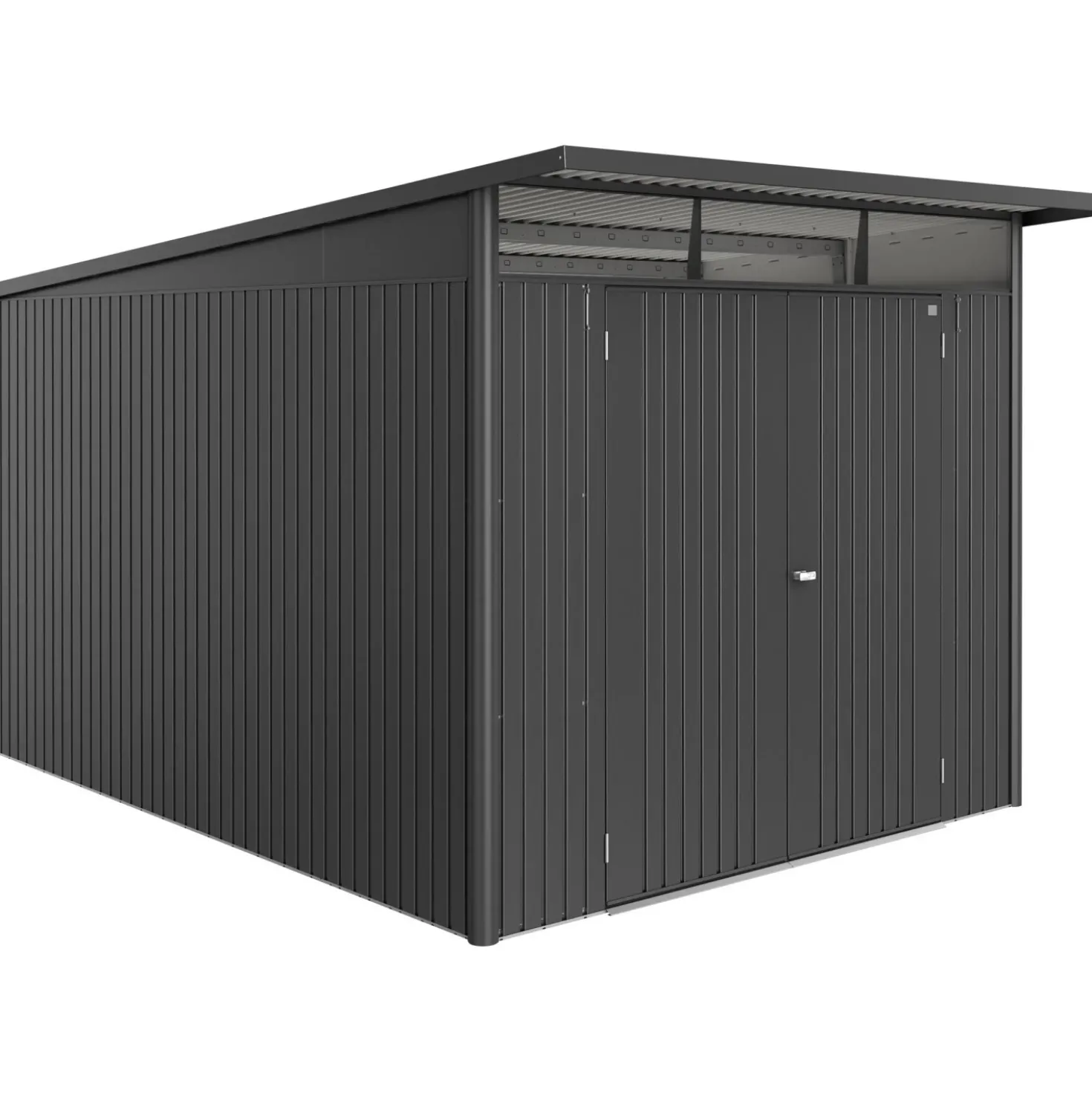 Casetta da giardino AvantGarde ECO A8 Grigio scuro metal. 209x252x332 cm 2 porte