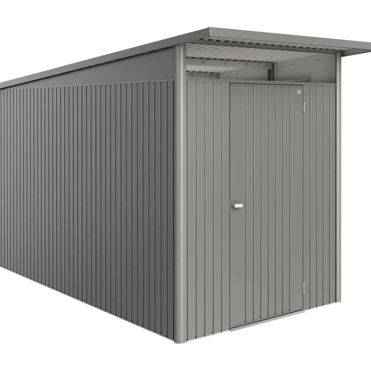 Casetta da giardino AvantGarde ECO A4 Grigio quarzo met. 209x172x332 cm 1 porta