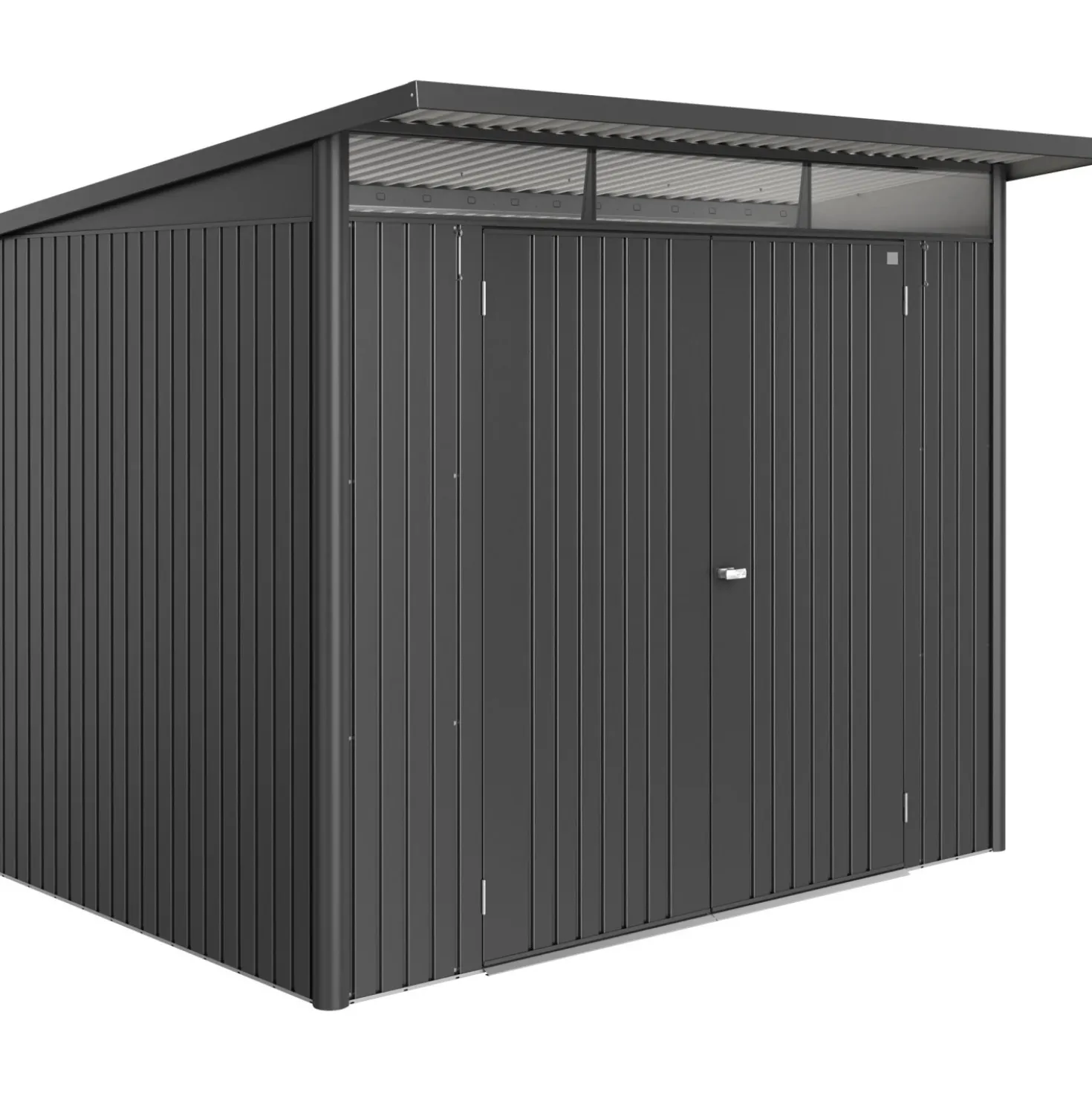 Casetta da giardino AvantGarde ECO A5 Grigio scuro metal. 209x252x172 cm 2 porte