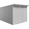 Casetta da giardino AvantGarde ECO A8 Argento metal. 209x252x332 cm 2 porte