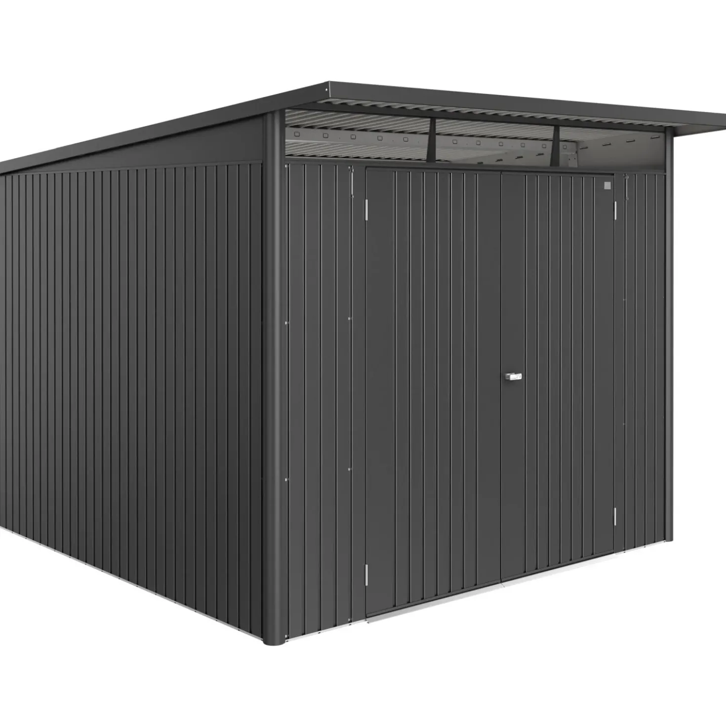 Casetta da giardino AvantGarde ECO A7 Grigio scuro metal. 209x252x252 cm 2 porte