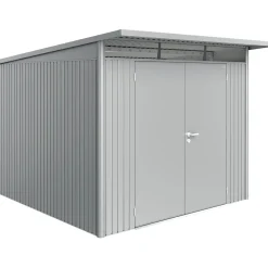 Casetta da giardino Biohort AvantGarde sp 0,5 mm 260x300x218 cm argento 2 batt.