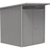 Casetta da giardino Biohort AvantGarde sp 0,5 mm 180x220x218 cm quarzo 2 batt.