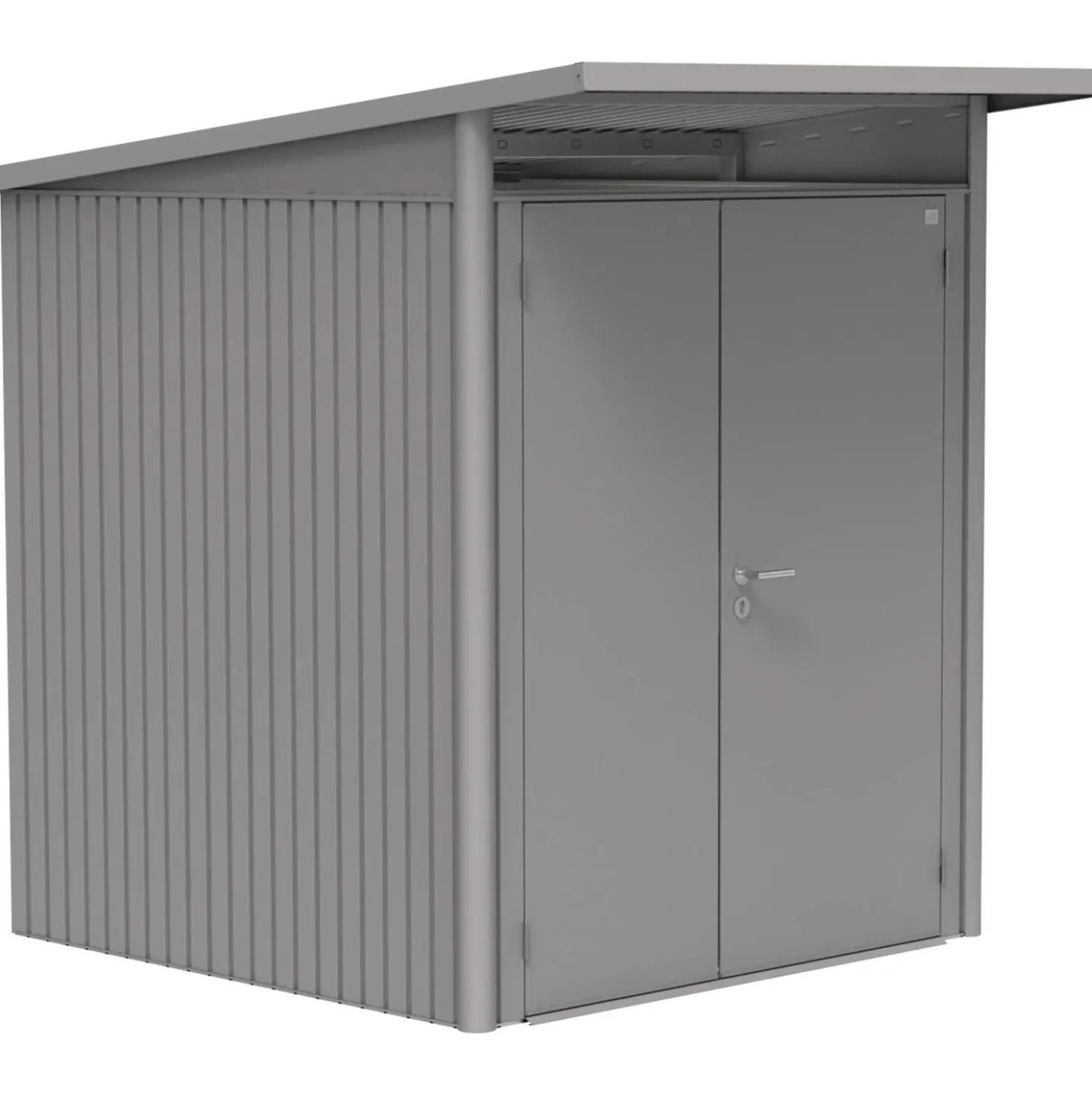 Casetta da giardino Biohort AvantGarde sp 0,5 mm 180x220x218 cm quarzo 2 batt.