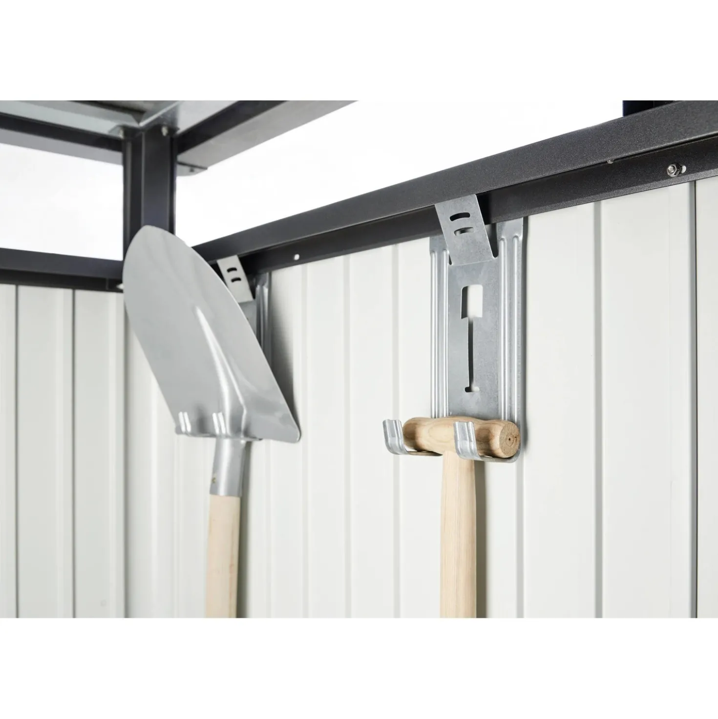 Casetta da giardino Biohort HighLine sp 0,5 mm 222x275x155 cm argento standard