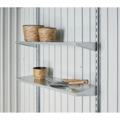 Casetta da giardino Biohort HighLine sp 0,5 mm 222x275x235 cm grigio standard