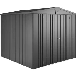 Casetta da giardino Biohort Europa sp 0,5 mm 203x244x228 cm grigio 2 batt.