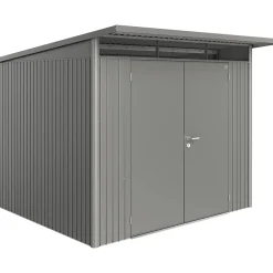 Casetta da giardino Biohort AvantGarde sp 0,5 mm 260x260x218 cm quarzo 2 batt.