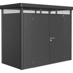 Casetta da giardino Biohort HighLine sp 0,5 mm 222x275x155 cm grigio 2 batt.