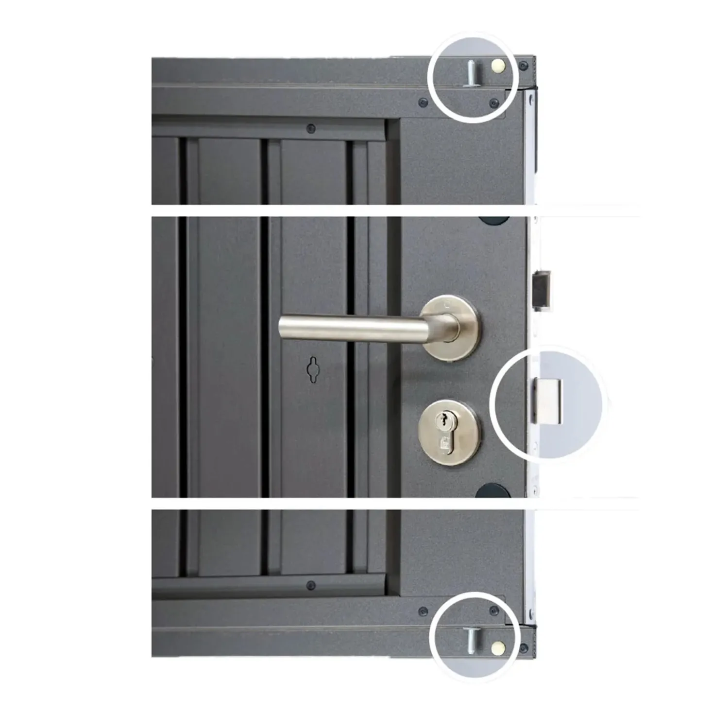 Casetta da giardino Biohort HighLine sp 0,5 mm 275x315x222 cm grigio 2 batt.