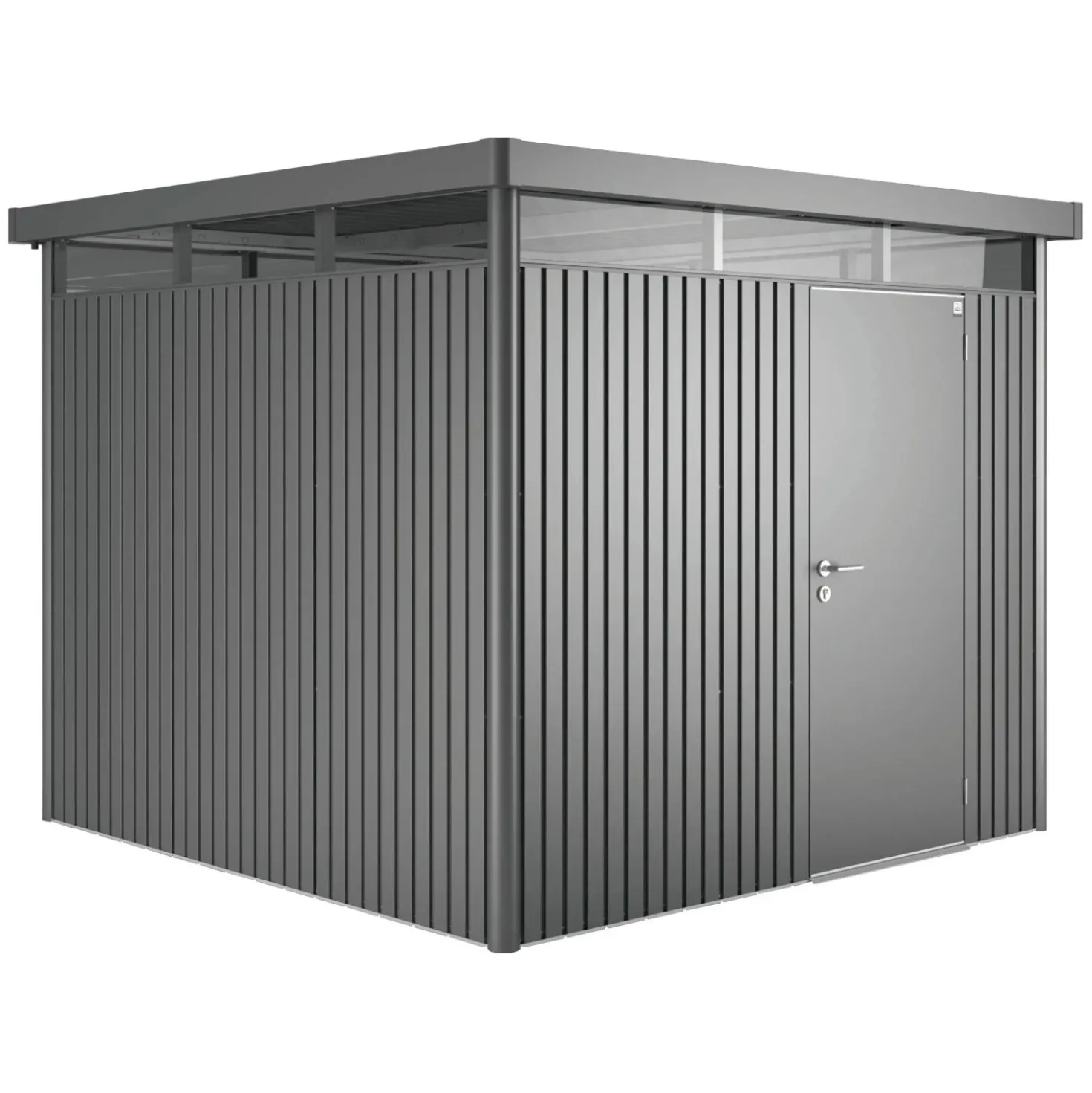 Casetta da giardino Biohort HighLine sp 0,5 mm 222x275x195 cm grigio standard