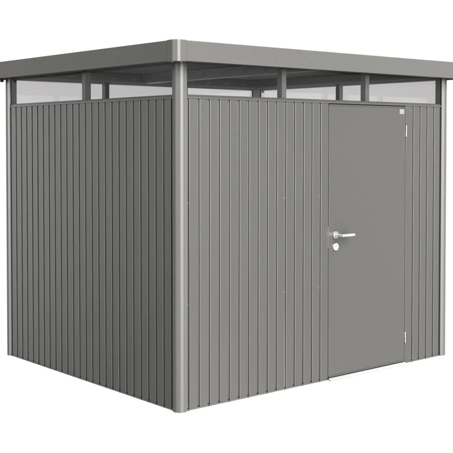 Casetta da giardino Biohort HighLine sp 0,5 mm 222x275x23 cm quarzo standard