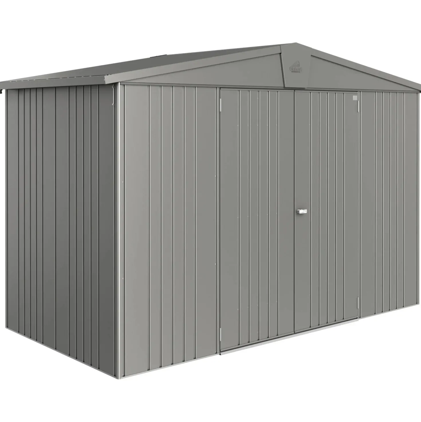 Casetta da giardino Biohort Europa sp 0,5 mm 209x316x156 cm quarzo 2 batt.