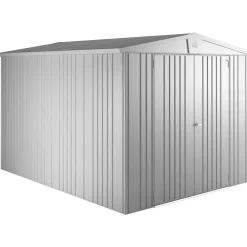 Casetta da giardino Biohort Europa sp 0,5 mm 203x244x300 cm argento 2 batt.