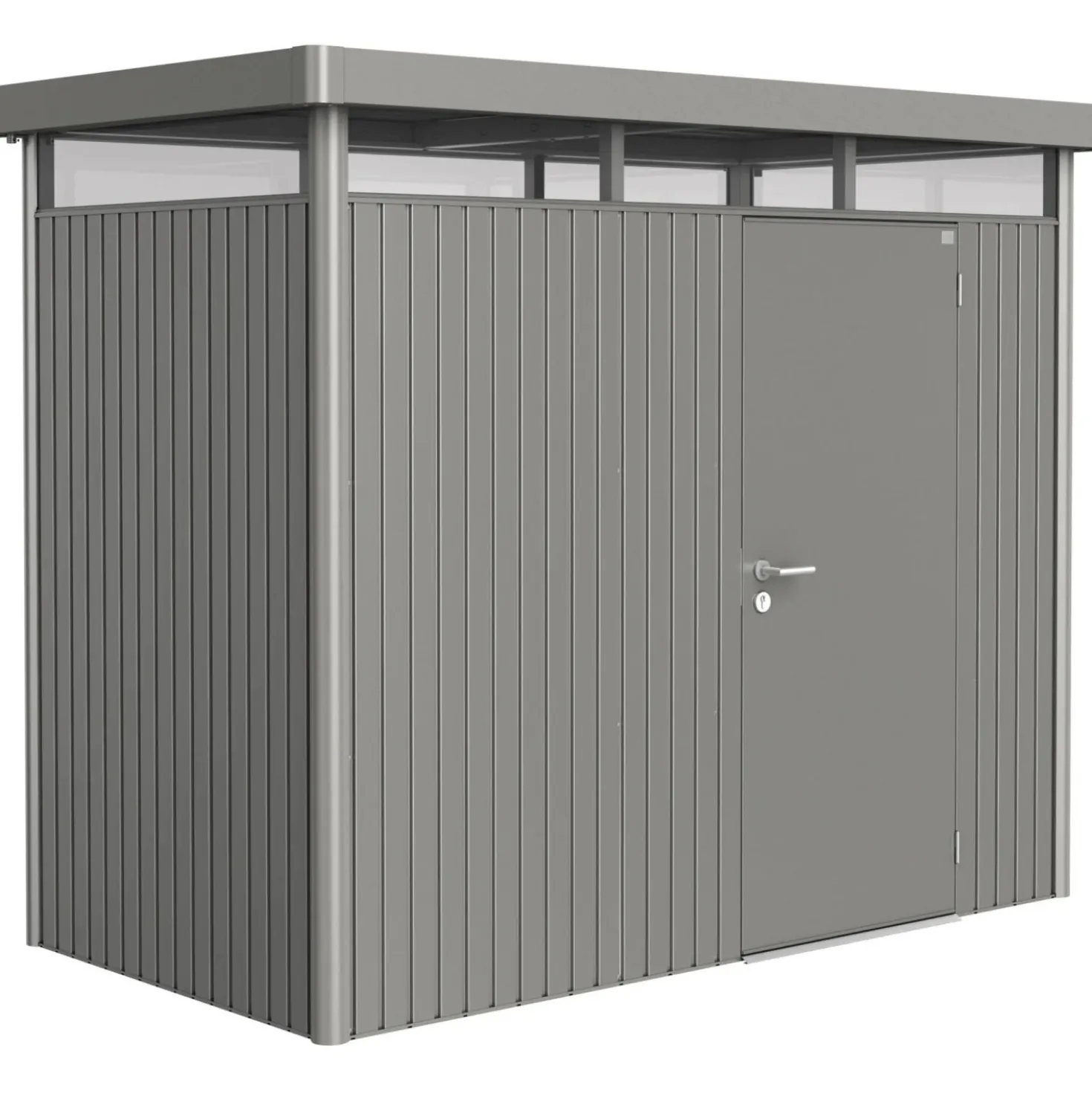 Casetta da giardino Biohort HighLine sp 0,5 mm 222x275x15 cm quarzo standard