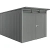 Casetta da giardino Biohort AvantGarde sp 0,5 mm 260x380x222 cm quarzo standard