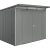 Casetta da giardino Biohort AvantGarde sp 0,5 mm 260x220x218 cm quarzo 2 batt.