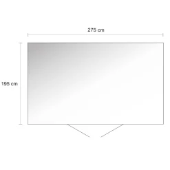 Casetta da giardino Biohort HighLine sp 0,5 mm 222x275x195 cm grigio 2 batt.