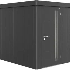 Casetta da giardino Biohort Neo sp 5 mm 180x236x222 cm grigio standard