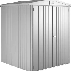 Casetta da giardino Biohort Europa sp 0,5 mm 196x172x156 cm argento 2 batt.