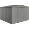 Casetta da giardino Biohort Europa sp 0,5 mm 209x316x300 cm quarzo 2 batt.