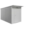 Casetta da giardino Biohort AvantGarde sp 0,5 mm 180x380x222 cm argento standard