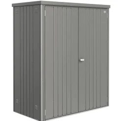 Casetta da giardino Biohort 150 sp 0,5 mm 155x182x83 cm quarzo 2 batt.