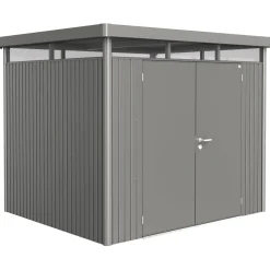 Casetta da giardino Biohort HighLine sp 0,5 mm 222x275x23 cm quarzo 2 batt.