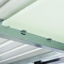Casetta da giardino Biohort HighLine sp 0,5 mm 222x275x235 cm argento 2 batt.