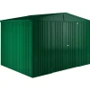 Casetta da giardino Biohort Europa sp 0,5 mm 209x316x228 cm verde 2 batt.
