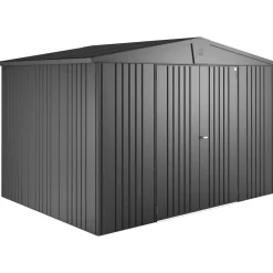 Casetta da giardino Biohort Europa sp 0,5 mm 209x316x228 cm grigio 2 batt.