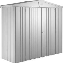 Casetta da giardino Biohort Europa sp 0,5 mm 203x244x84 cm argento 2 batt.