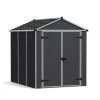 Casetta da giardino Canopia Rubicon sp 10 mm 229x185x217 cm grigio 2 batt.