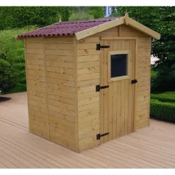Casetta da giardino in legno sp 16 mm H204xL180xP187 cm