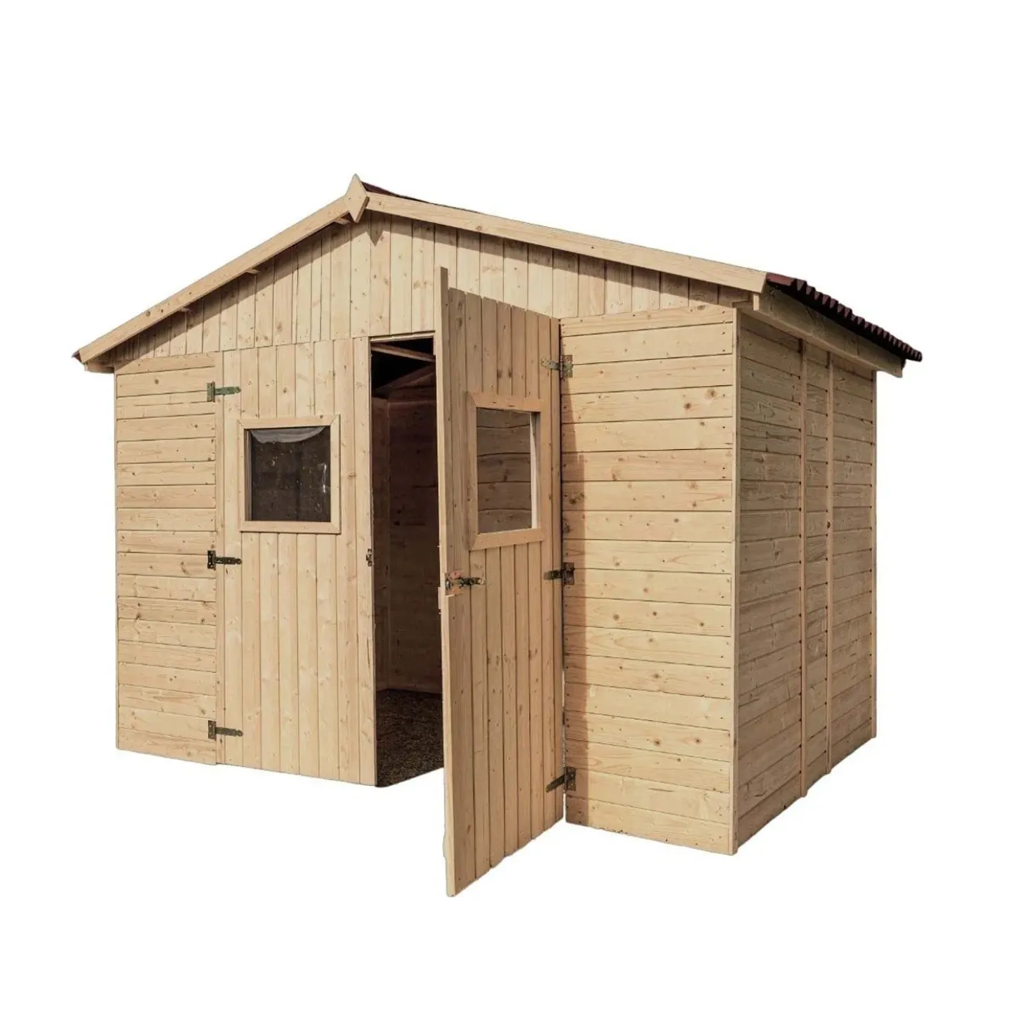 Casetta da giardino in legno sp 16 mm H226xL300xP220 cm