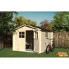 Casetta da giardino in legno Mirama sp 19 mm H210xL283xP272 cm