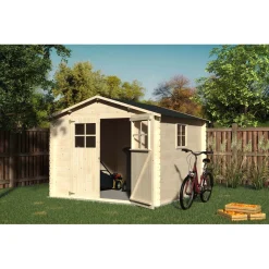 Casetta da giardino in legno Mirama sp 19 mm H210xL283xP272 cm